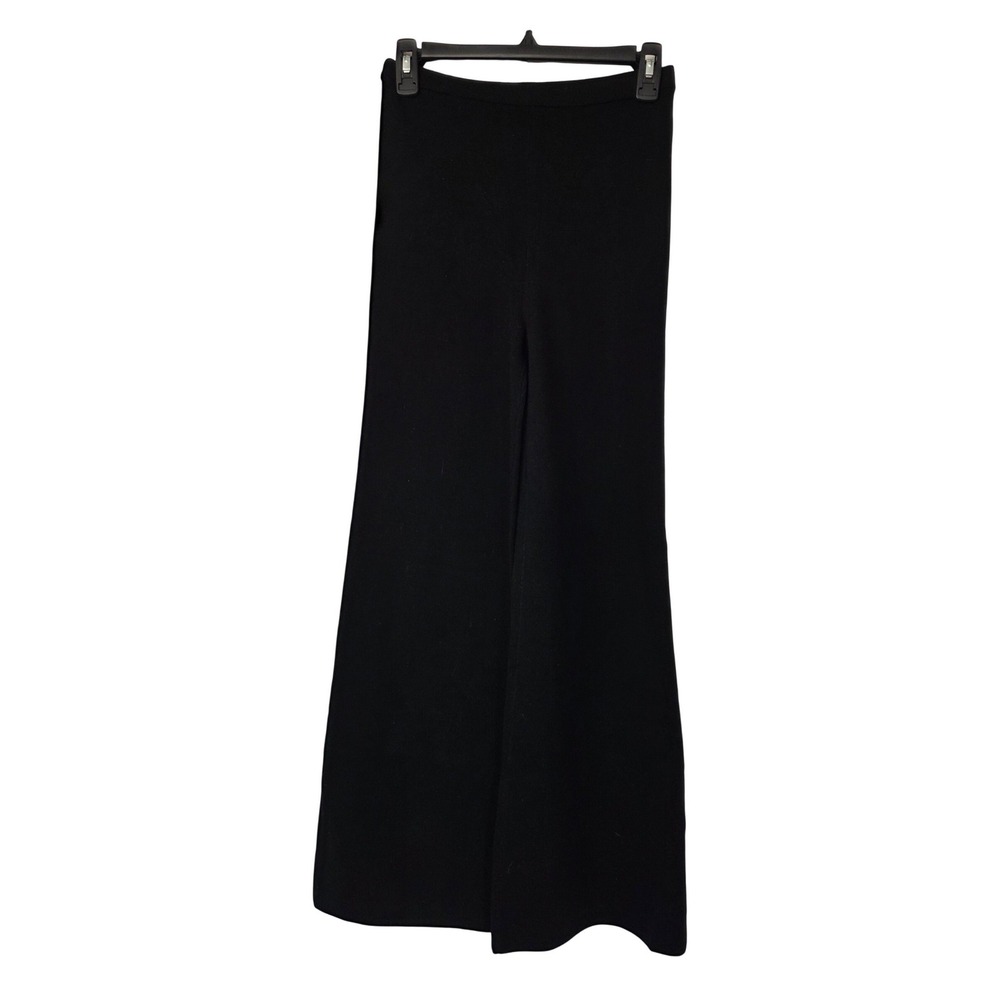 J.Crew Cosmo Sweater Pant Merino Wool Wide-Leg‎ Women XS Black NWOT $158 CN931
